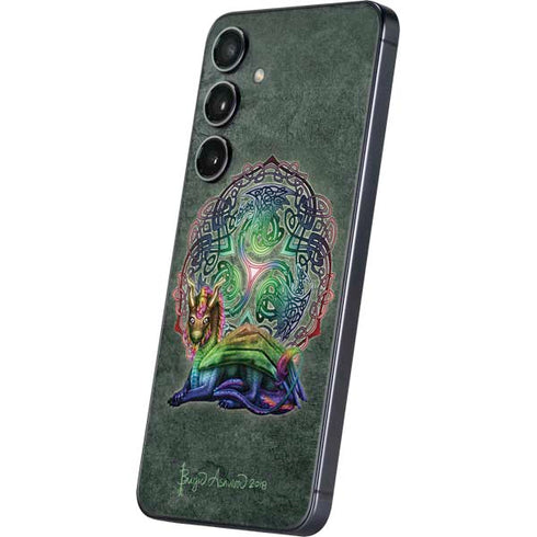Celtic Dragon by Brigid Ashwood Galaxy S25 Skin